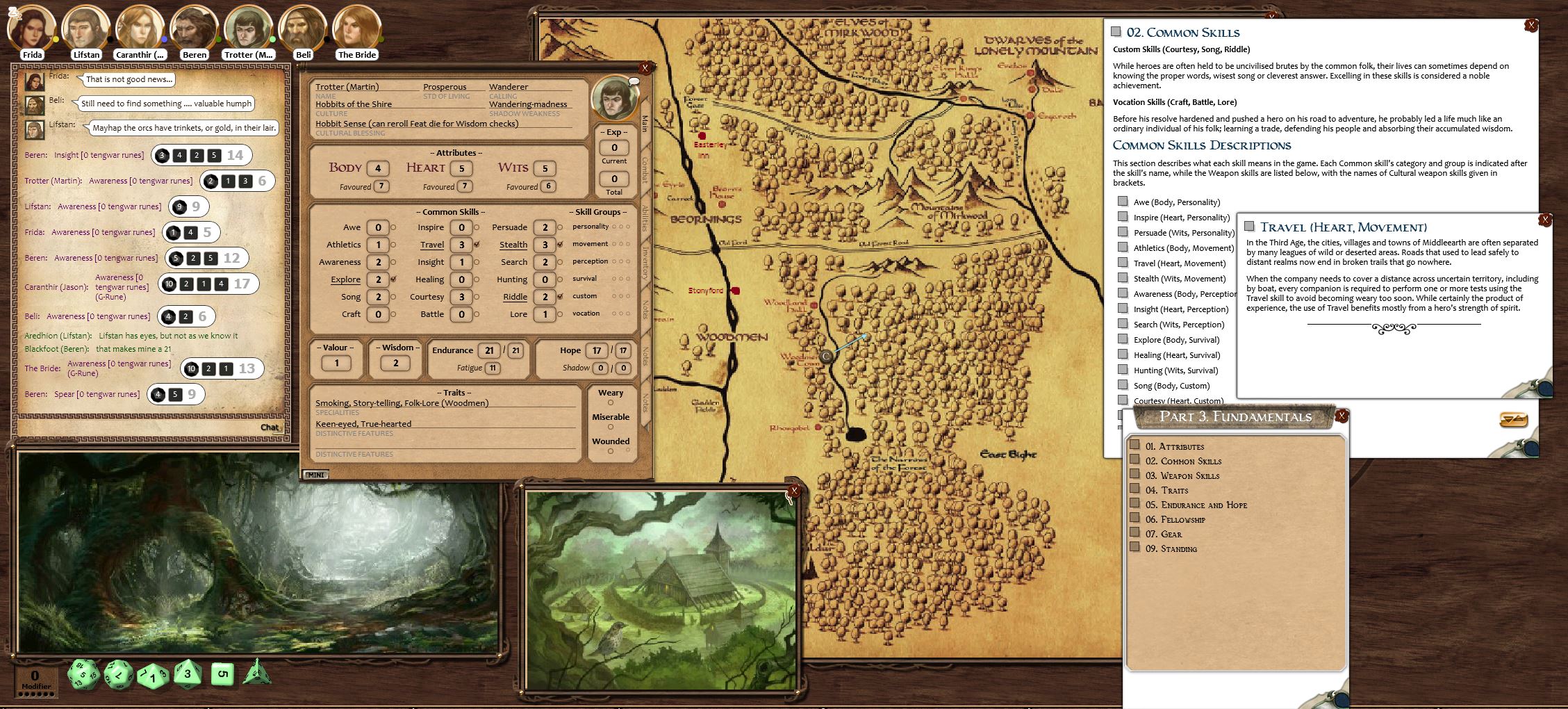 fantasy grounds 2 pathfinder tables